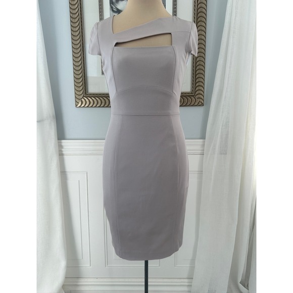 Reiss Dresses & Skirts - REISS Lorraine Asymmetrical Neck Cutout Sheath Dress Size 4 UK 8 EU 36